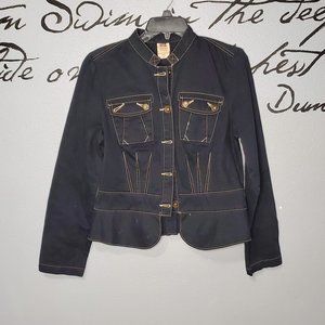 Vintage 90s Faded Glory Originals Dark Blue Denim Jacket, 12